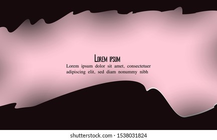 A flat abstract template design illustration