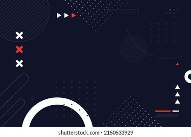 Flat Abstract Wireframe Background Design