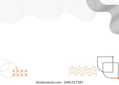 Flat abstract wireframe wallpaper vector element background