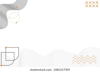 Flat abstract wireframe wallpaper vector element background