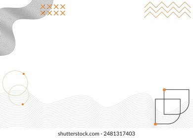 Flat abstract wireframe wallpaper vector element background