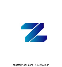 Flat abstract  Z letter icon logotype icon sign symbol illustration.creative flat modern retro design.isolated on white background.vector-02