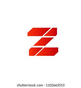 Flat abstract  Z letter icon logotype icon sign symbol illustration.creative flat modern retro design.isolated on white background.vector-02
