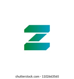 Flat abstract  Z letter icon logotype icon sign symbol illustration.creative flat modern retro design.isolated on white background.vector-02