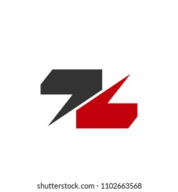 Flat abstract  Z letter icon logotype icon sign symbol illustration.creative flat modern retro design.isolated on white background.vector-02