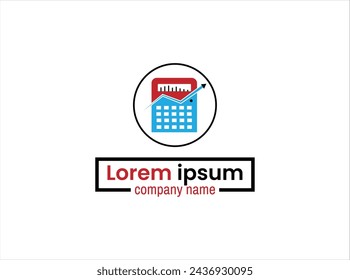 Colección plana del logotipo de la contabilidad, plantilla del logotipo de la contabilidad, colección, plantilla del logotipo,