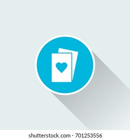 flat ace of spades icon