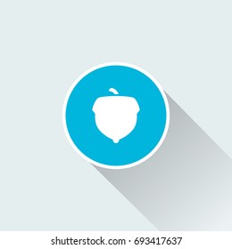 flat Acorn icon