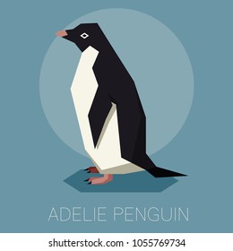 Flat Adelie penguin