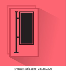 Flat advertisement billboard