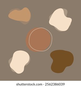 Flat Aesthetic Minimalist Abstract Shapes