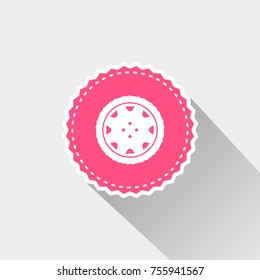 flat allow wheel icon