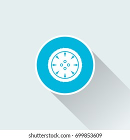 flat Alloy wheel icon