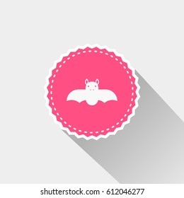 flat animal bat icon