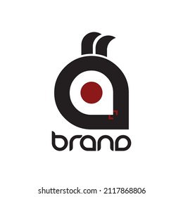 Flat ant and location vector logo