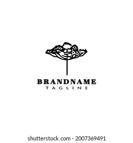 flat araucaria tree logo icon design icons modern vector illustration