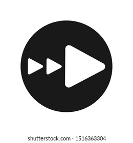 Flat Arrow Icon Sign Vector Illustration