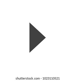 flat arrow icon symbol