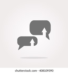 flat arrow Icon Vector. arrow flat button Art