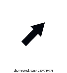 flat arrow icon. vector illustration
