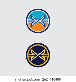 Flat Arrow Logo Set for Digital Use

