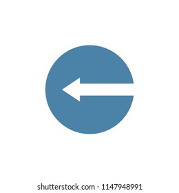 Flat Arrow simple icon. Vector elements for design interface