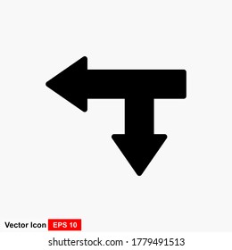 Flat arrow style icon. Direction icon. Can be used for the web.