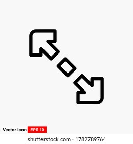 Flat arrow style icon. Direction icon. Can be used for the web.