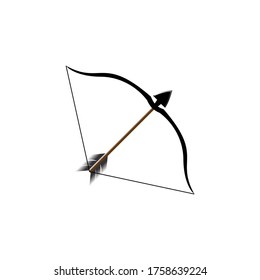 Flat arrow vector with isolated on white background. Collection for web design, interface and more.