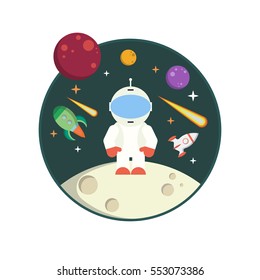 Flat astronaut