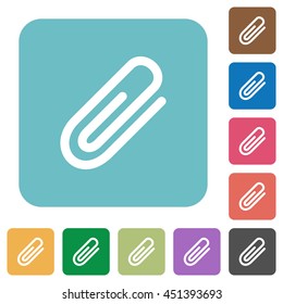 Flat attachment icons on rounded square color backgrounds.
