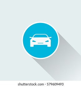 flat automobile icon