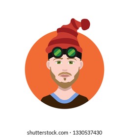 Flat avatar icon vector (comulity sites , phone avatar, console avatar) 13