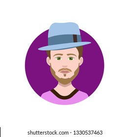 Flat avatar icon vector (comulity sites , phone avatar, console avatar) 6
