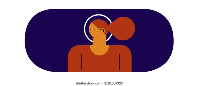 Flat avatar icons. Vector people character illustration. Cartoon minimal style. Ideal for social media and business presentations, user interface, UX, graphic and web design, apps and interfaces