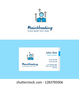 Flat Avatar Logo and Visiting Card Template. Busienss Concept Logo Design