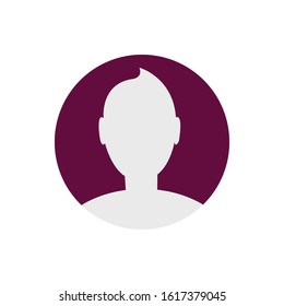 flat avatar profile picture icon