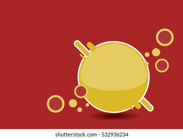 Flat Background, abstract vector
