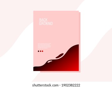 The flat background design is calm, perfect for a cool Web Background