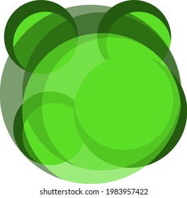 flat background vector design with full of light colors