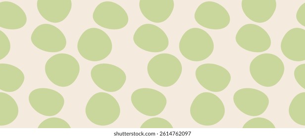 Flat background vector. Minimalist trendy abstract polka dot pattern on light background. Perfect for screensaver, poster, card, invitation or home decor.