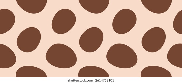 Flat background vector. Minimalist trendy abstract polka dot pattern on light background. Perfect for screensaver, poster, card, invitation or home decor.