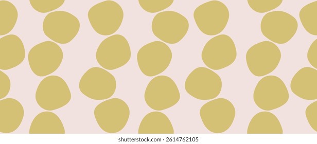Flat background vector. Minimalist trendy abstract polka dot pattern on light background. Perfect for screensaver, poster, card, invitation or home decor.