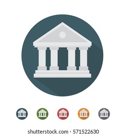 Flat Bank Icon