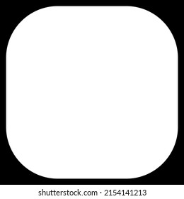 Flat banner, button template shape with corner effect