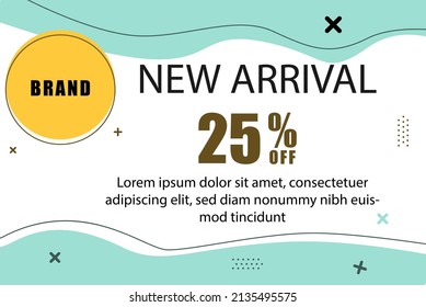 FLAT BANNER OFFER TEMPLATE 25 PERCENT