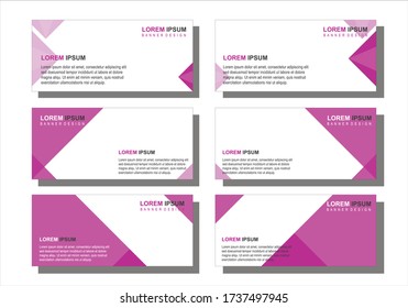 flat banner for promotion and business purposes