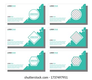 flat banner for promotion and business purposes