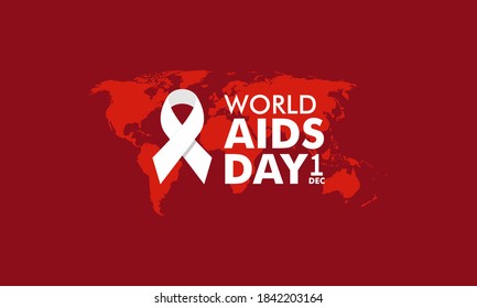 FLAT BANNER ROTE FARBKONZEPT WELLD AIDS TAGILLUSTRATION