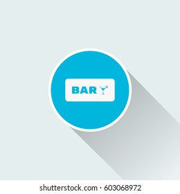 Flat bar shop sign